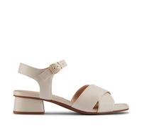 Clarks Serina35 Cross Womens Cream Leather, 6