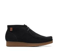 Clarks Shacre Boot, Scarpe Chukka Uomo, Black Black Suede, 44.5 EU