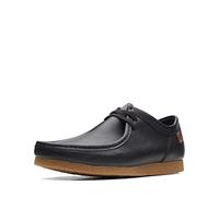 Clarks Shacre II Run, Oxford Uomo, Black Leather 598, 42 EU
