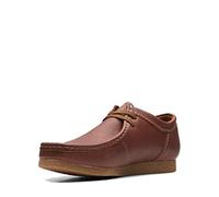 Clarks Shacre II Run, Oxford Uomo, Tan Tumbled Leather, 41.5 EU