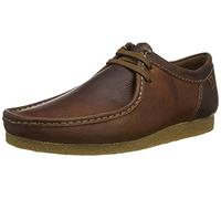 Clarks Shacre II Run, Oxford Uomo, Tan Tumbled Leather, 44 EU