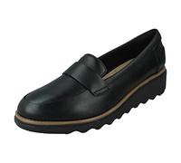 Clarks Originals Mocassini donna Sharon Gracie Nero morbido Taglia 37.5 EU