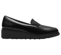 Clarks Sharon Pace Womens Black Leather, 7.5