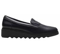 Clarks Sharon Pace Womens Navy Leather, 7