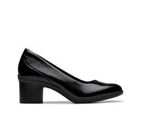Clarks Shaya Poppy, Black Pat, da Donna, 38, Pat Nero, 38 EU