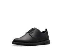Clarks Shepton Low, Uomo, Pelle Nera, 39.5 EU