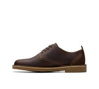 Clarks Shepton Low, Uomo, Pelle di Cera d'api, 40.5 EU