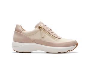 Clarks, ,Shoes ,Donna ,Beige ,41 EU Tivoli Zip Sneakers