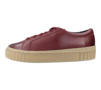 Clarks, ,Shoes ,Donna ,Rosso ,37 EU Sneakers Walk in Pelle