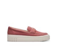 Clarks Slipper & Mocassino Mayhill Cove, pelle grezza, da donna, colore: rosso, Colore: rosso, 37 EU