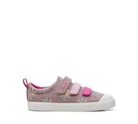 Clarks Sneaker City Vibe K Bambino, Rosa Polvere, 2.5 UK