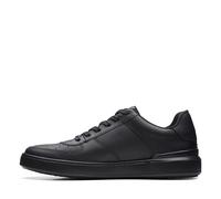 Clarks Sneaker Courtlite Tie Uomo, Nero, 41 EU