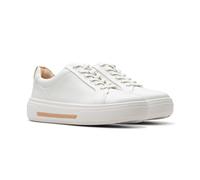 Clarks Sneaker da donna Hollyhock Walk, Pelle Bianco Sporco, 36 EU
