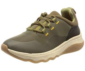 Clarks Sneaker da Donna Jaunt Pizzo, Dark Olive Combi, 41 EU