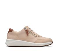 Clarks Sneaker Donna Un Rio Zip, Beige Sabbia Chiaro, 40 EU