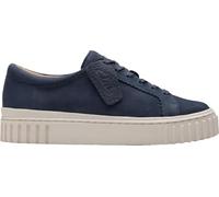 Clarks Sneaker Mayhill Walk da donna, Nabuk blu navy, 9.5 Wide