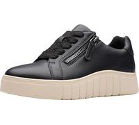 Clarks Sneaker Mykah Joy Donna, Pelle nera, 38.5 EU
