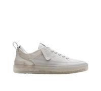 Clarks Sneaker Somerset Lace Uomo, Nabuk bianco sporco, 41.5 EU