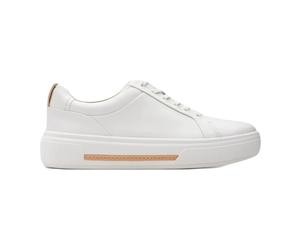 Clarks - Sneakers bianche da donna - Hollyhock Walk - - Shoes - Donna - Bianco - 37 1/2 EU