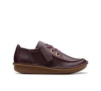 Clarks Sogno Divertente, Scarpe da Ginnastica Donna, Pelle Vino, 37.5 EU