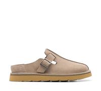 Clarks Solsbury Mule, Sandali a Ciabatta Uomo, Grey Suede, 45 EU