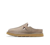 Clarks Solsbury Mule, Sandali a Ciabatta Uomo, Grey Suede, 44 EU