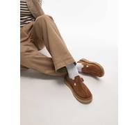 Clarks - Solsbury - Sabot in camoscio marrone scuro 43