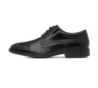 Clarks Steadwell cap Mens Black Leather, 12