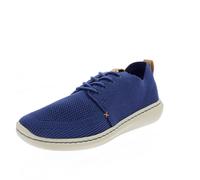 Clarks Step Urban Mix - Stringate Leggere In Mesh Blu - Uomo Scarpe Stringate