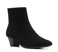 Clarks Stivale da Donna Teresa Fashion, Camoscio Nero, 40.5 EU