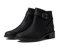 Clarks Stivaletti da donna con cinturino Maye, Pelle nera, 39 EU