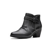 Clarks Stivaletti da donna Emily2 opal, pelle nera, 39.5 EU