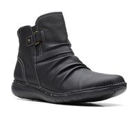 Clarks Stivaletti da donna Un Loop Chelsea, Pelle nera, 39.5 EU