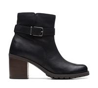 Clarks Stivali alla moda Clarkwell Hall Donna, Pelle nera, 39.5 EU