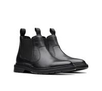 Clarks Stivali Chelsea Burchill Up Uomo, Pelle nera, 44 EU