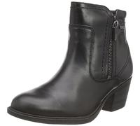 Clarks Stivali da donna Neva Zip Wp Chukka, Pelle nera, 39 EU