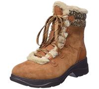 Clarks Stivali da neve da donna Aveleigh Edge, Pelle scamosciata marrone scuro, 42.5 EU