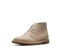 Clarks Stivali Shepton Chukka Uomo, Pelle invecchiata tortora, 43 EU
