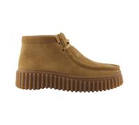Clarks - Stivali stringati in nabuk color cuoio - -Shoes -Donna -Marrone -37 EU