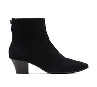 Clarks Women's Teresa Fashion Boot, Black Suede, 7