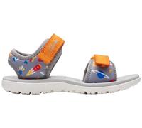 Clarks Surfing Tide K Childrens Grey/Orange, 10.5