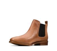 Clarks Taylor Shine Womens Tan Leather, 4.5