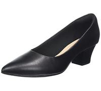 Clarks Teresa Step, Pompa Donna, Cuoio Nero, 36 EU