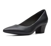 Clarks Teresa Step Pump Donna, Pelle Nera, 37.5 EU