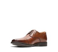 Clarks Tilden Cap, Scarpe con lacci Uomo, Marrone Dark Tan Lea, 44 EU
