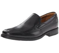 Clarks Tilden Free, Mocassini Uomo, Nero Black Leather 003, 42.5 EU