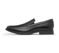 Clarks Tilden Free, Mocassini Uomo, Nero Black Leather, 42.5 EU Larga