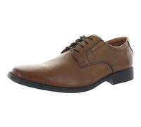 Clarks Tilden Plain, Scarpe con Lacci Uomo, Dark Tan, 40 EU