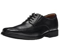 Clarks Tilden Walk, Scarpe Stringate Uomo, Black Black Leather, 49 EU