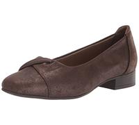 Clarks Tilmont Dalia - Ballerina da Donna, Tessuto Metallico Bronzo, 40.5 EU